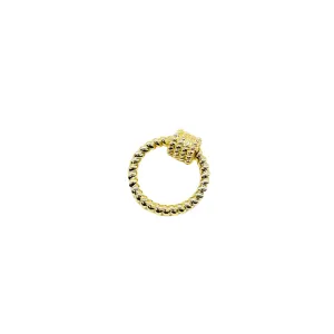 Gold Round Bella Carabiner