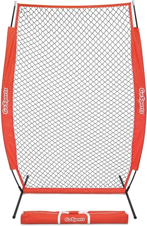 GoSports Baseball & Softball Pitching Screens - L Screen or I Screen - Pitcher Protection Net