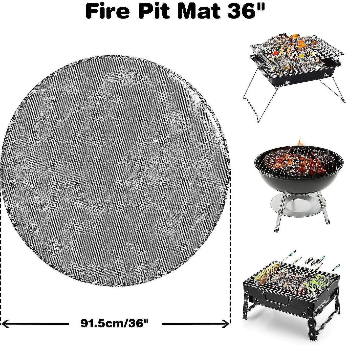 Grill And Fire Pit High Temperature Mat,fireproof
