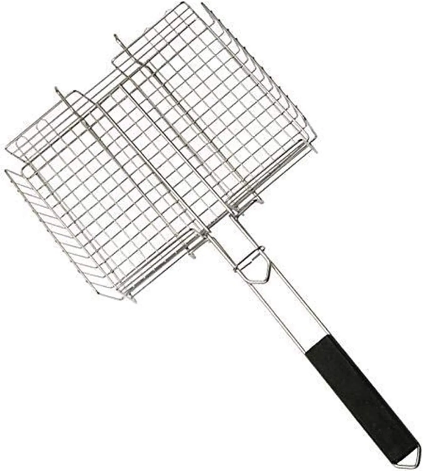 Grill Basket,BBQ Grill Rack, Barbecue mesh Clip,Barbecue Tool Grilled Fish Clips Bold 430 Stainless Steel Clip