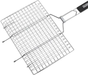Grill Basket,BBQ Grill Rack, Barbecue mesh Clip,Grilled Fish Clip Class Stainless Steel Barbecue Clip Net Home Splint Tool Beat