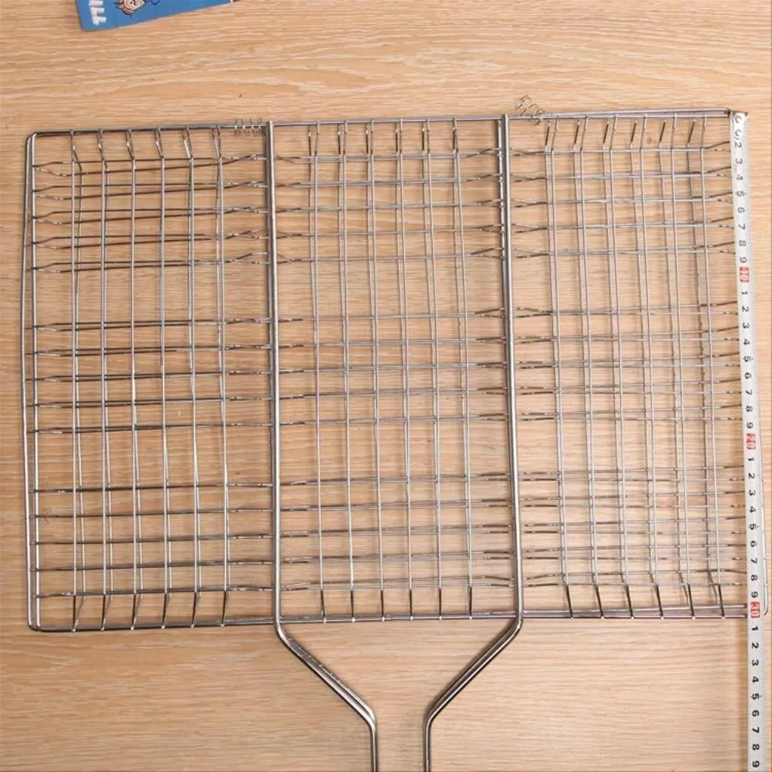 Grill Basket,BBQ Grill Rack, Barbecue mesh Clip,Outdoor Barbecue Clip Net Splint Bold Large Grilled Fish Clip Grillgrill Grilled Grill Net Barbecue Tool