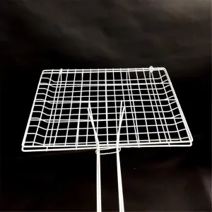 Grill Basket,BBQ Grill Rack, Barbecue mesh Clip,Stainless Steel Clip Grilled Fish Clip Barbecue Clip with Handle
