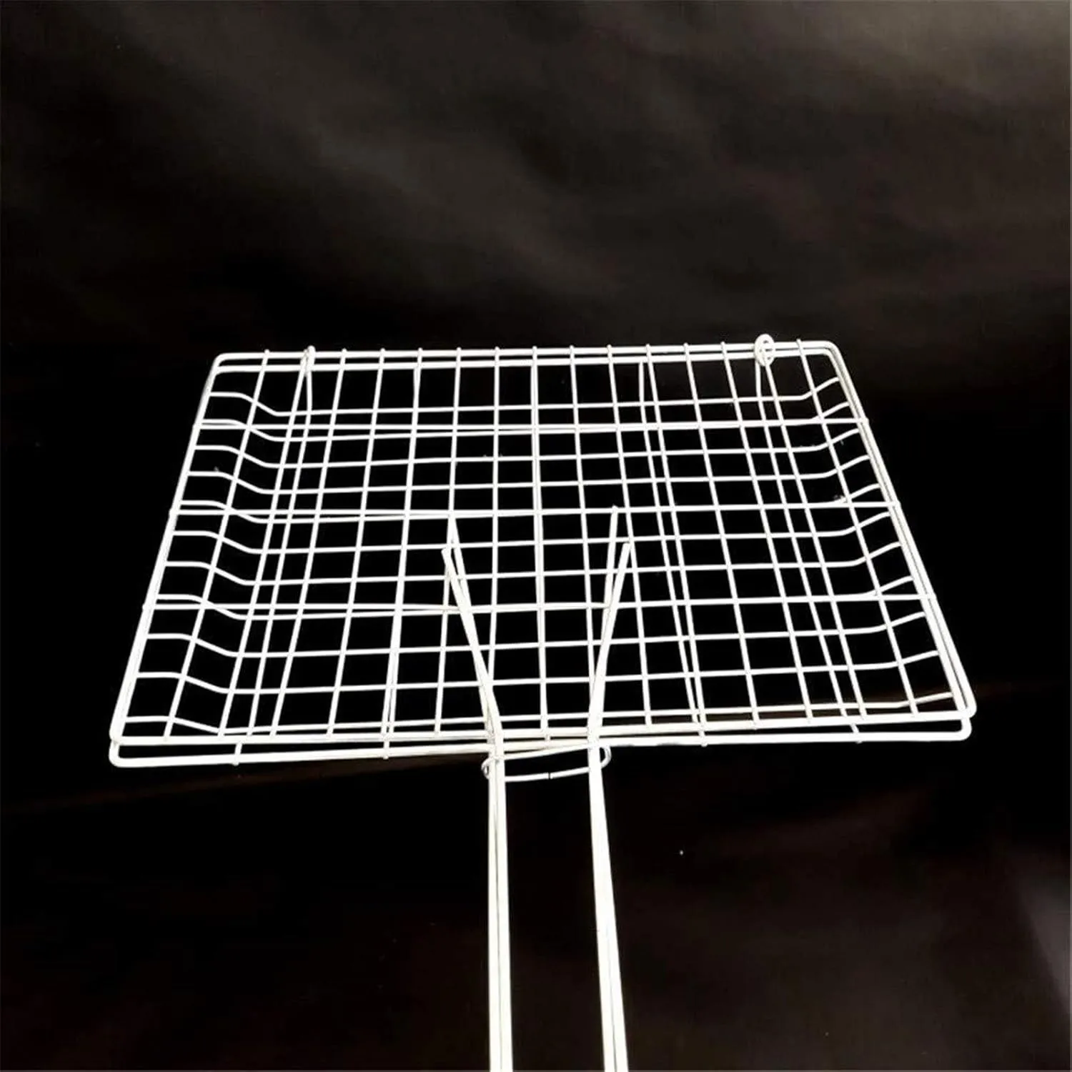 Grill Basket,BBQ Grill Rack, Barbecue mesh Clip,Stainless Steel Clip Grilled Fish Clip Barbecue Clip with Handle