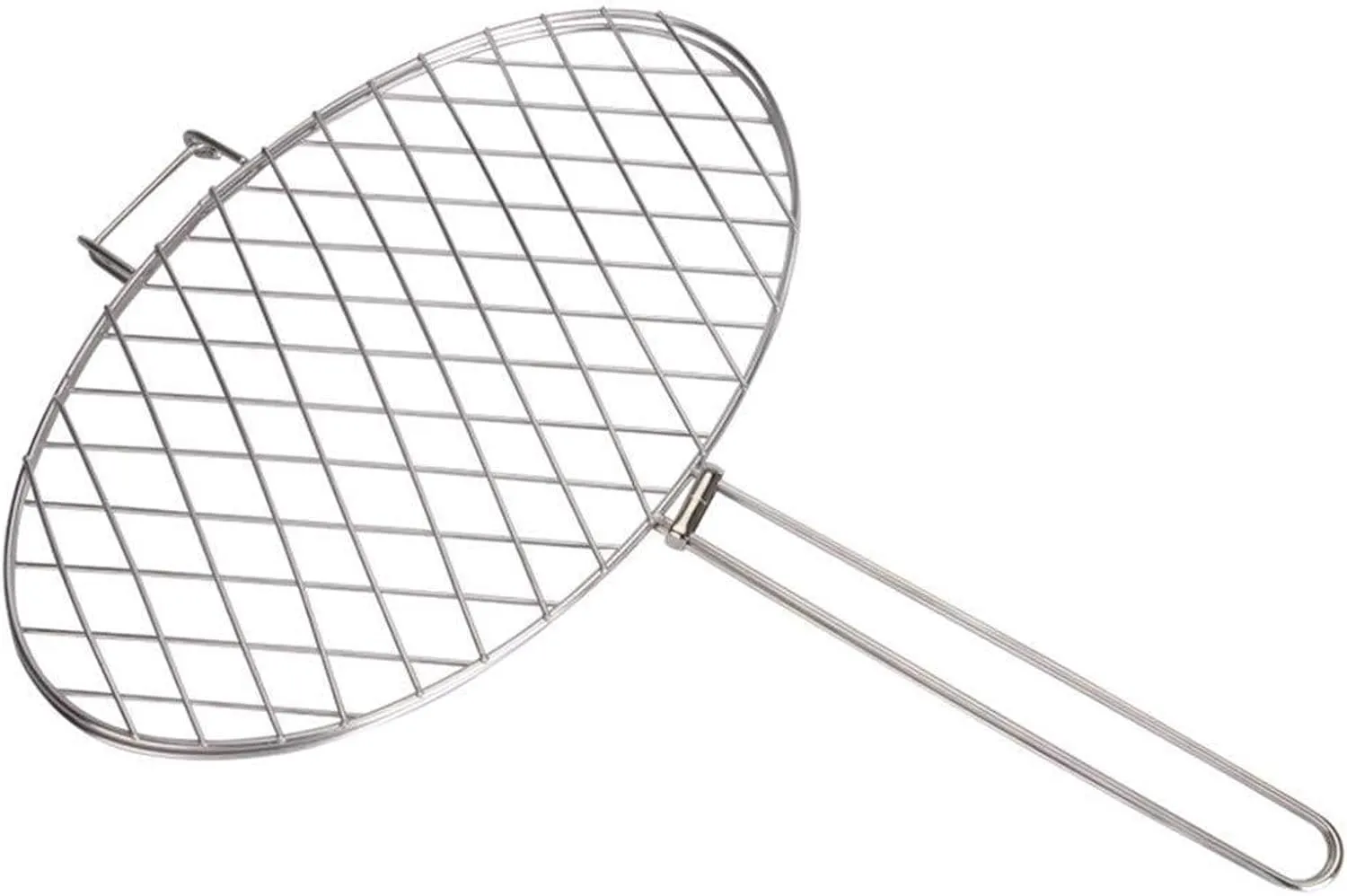 Grill Basket,BBQ Grill Rack, Barbecue mesh Clip,Stainless Steel Grilled Fish Clip Bold Large Grilled Fish Clip Outdoor Barbecue Tool Grilled 3-6 Catties of Fish