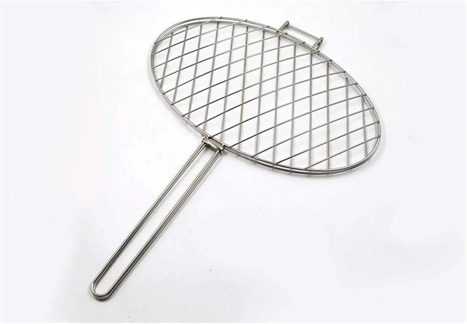 Grill Basket,BBQ Grill Rack, Barbecue mesh Clip,Stainless Steel Grilled Fish Clip Do Not Stain Barbecue Accessories Tool