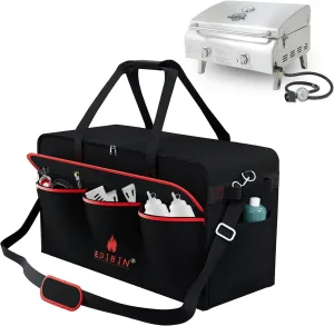 Grill Carry Bag for Pit Boss Grills 75275 Two-Burner Portable Grill,Heavy Duty Waterproof Tabletop Grill Cover for Pit Boss Grills 75275