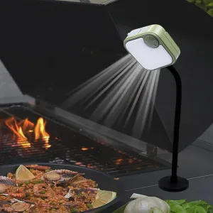 Grill Lights for Outdoor, Magnetic Grill Lights Rechargeable Ultra-Bright BBQ Light(Green)