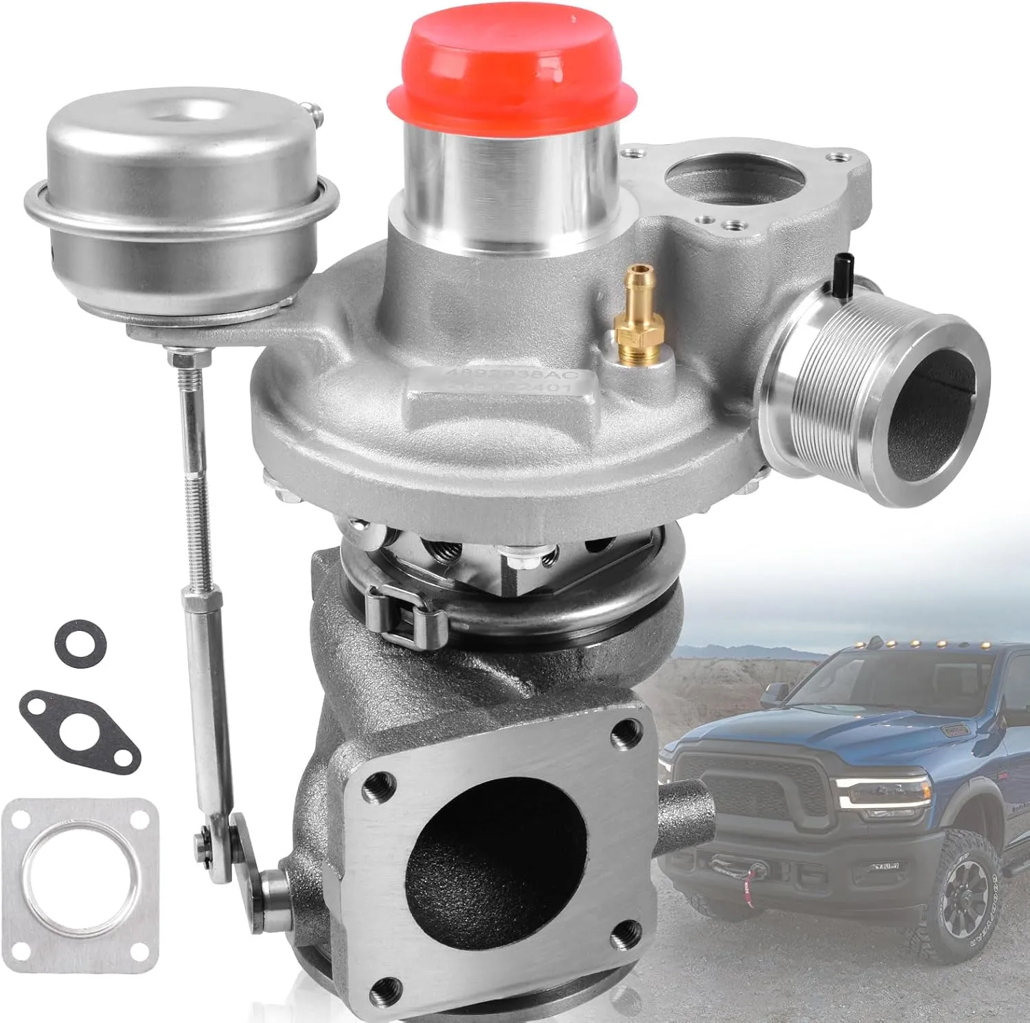 GT1446 Turbo Turbocharger Fit for 2013-2023 Dodge Dart Fiat 500 Jeep Renegade 1.4L GT1446GLSZ, MGT14, MTG1446Z Replaces# 04892938AB 04892938AC 799502-0001 799502-5001
