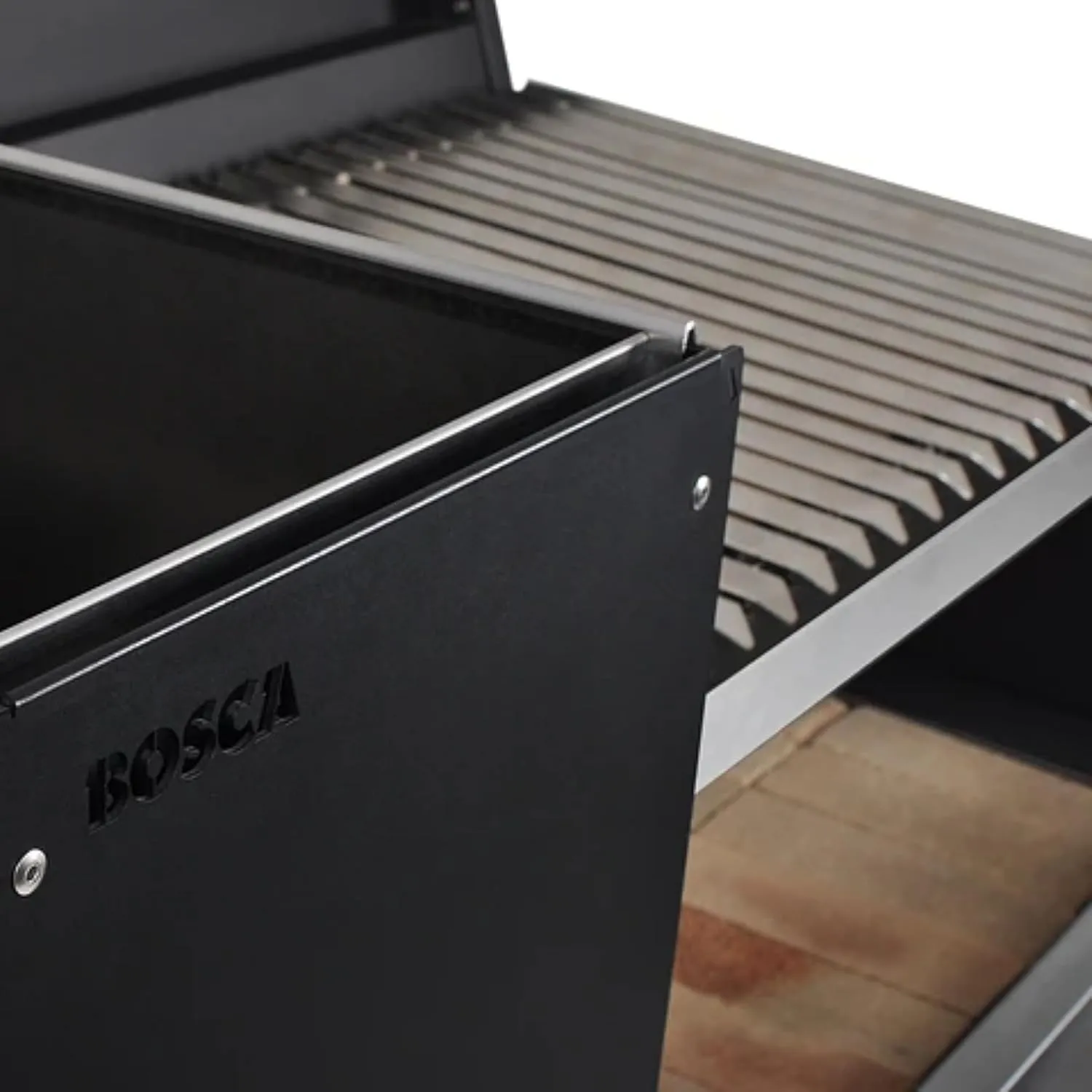 GW Store - Pack Block 500 20"   Block 500 20" Built-in Charcoal Grill | Barbecue Grill Perfect To Adapt To Spaces | Elegant Design, A  Stainless Steel Front, Refractory Brick Base (Wood Brazier 250   Block 500   Block 500)