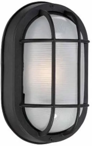 Hampton Bay Black Outdoor LED Wall Lantern