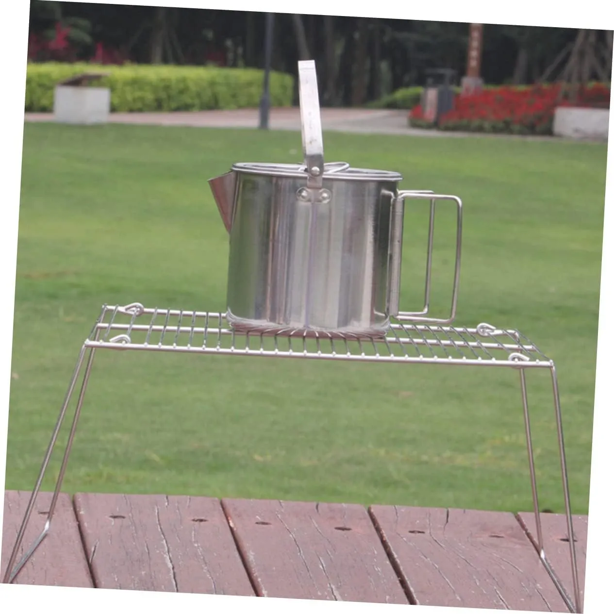 Happyyami Foldable Bbq Grill Rack Portable Stainless Steel Barbecue Mini Bbq Tools Outdoor Grill for to Use