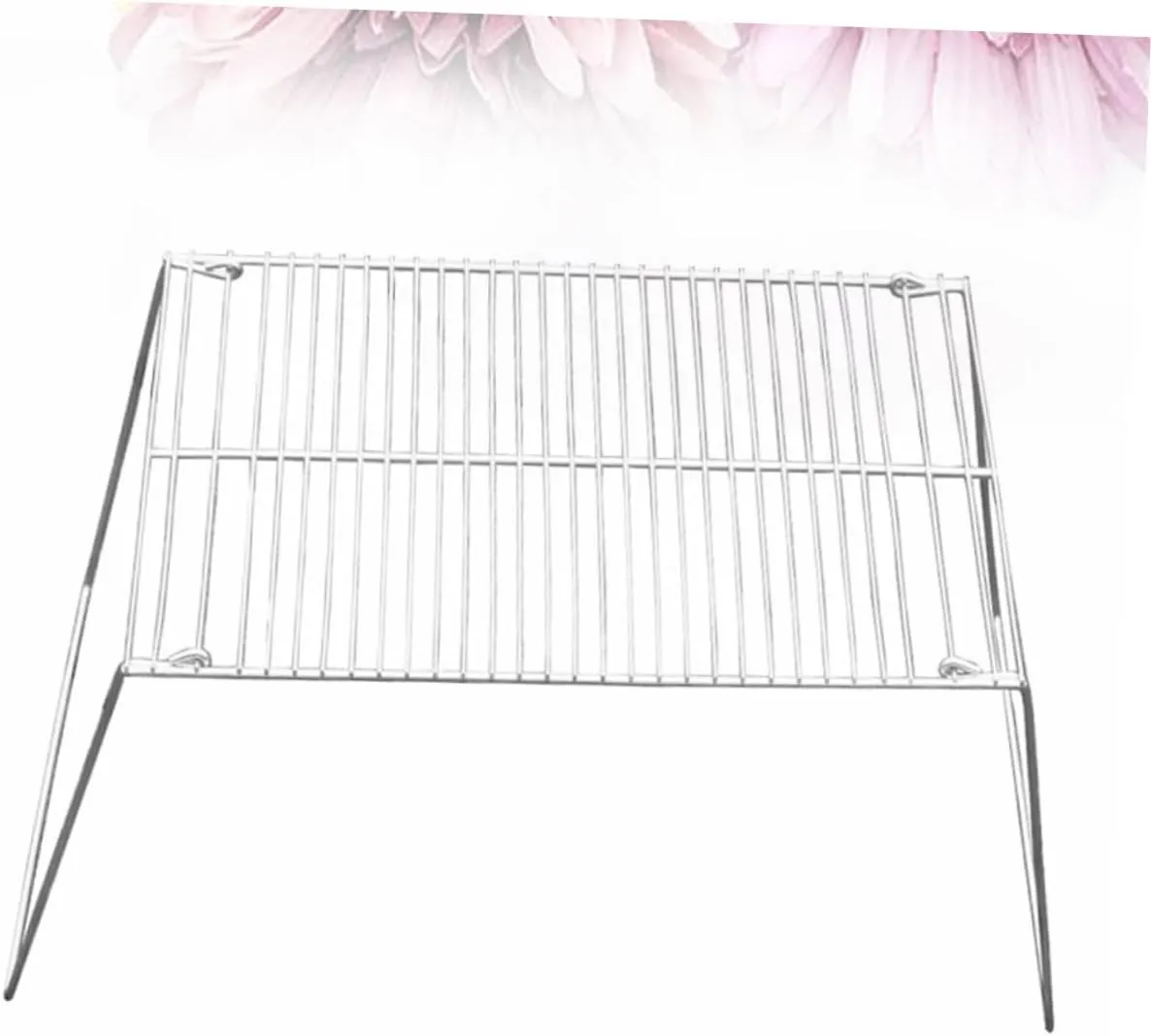 Happyyami Foldable Bbq Grill Rack Portable Stainless Steel Barbecue Mini Bbq Tools Outdoor Grill for to Use
