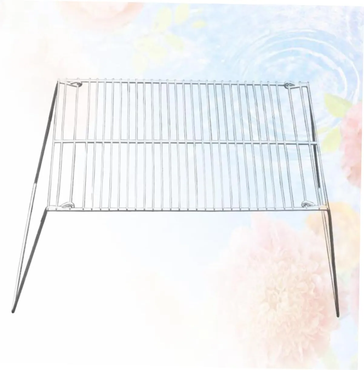Happyyami Foldable Bbq Grill Rack Portable Stainless Steel Barbecue Mini Bbq Tools Outdoor Grill for to Use