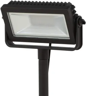 HB-101 Hampton Bay Low Voltage Black Outdoor Integrated LED Landscape Flood Light with 3 Levels of Intensity