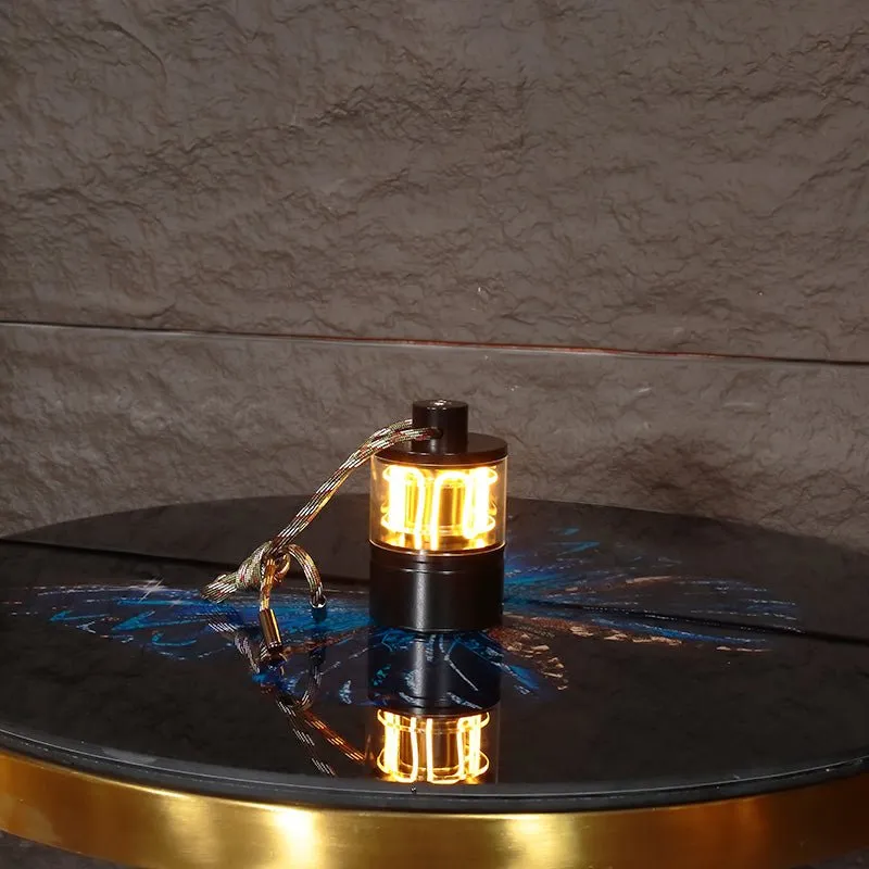 Heartbeat Camping Lamp – Aluminum Alloy & Acrylic, Cyberpunk Style
