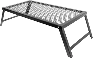 Heavy-duty folding campfire grill/outdoor multi-purpose grill/durable and stable/folding storage/ideal for camping, picnics, backpacks and festivals