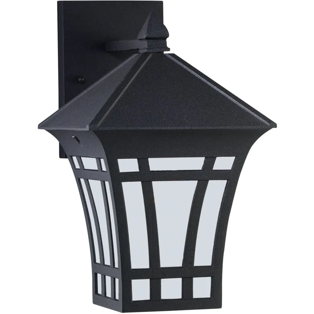 Herrington Black LED Outdoor Wall Lantern