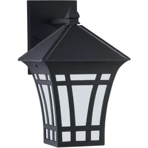 Herrington Black LED Outdoor Wall Lantern
