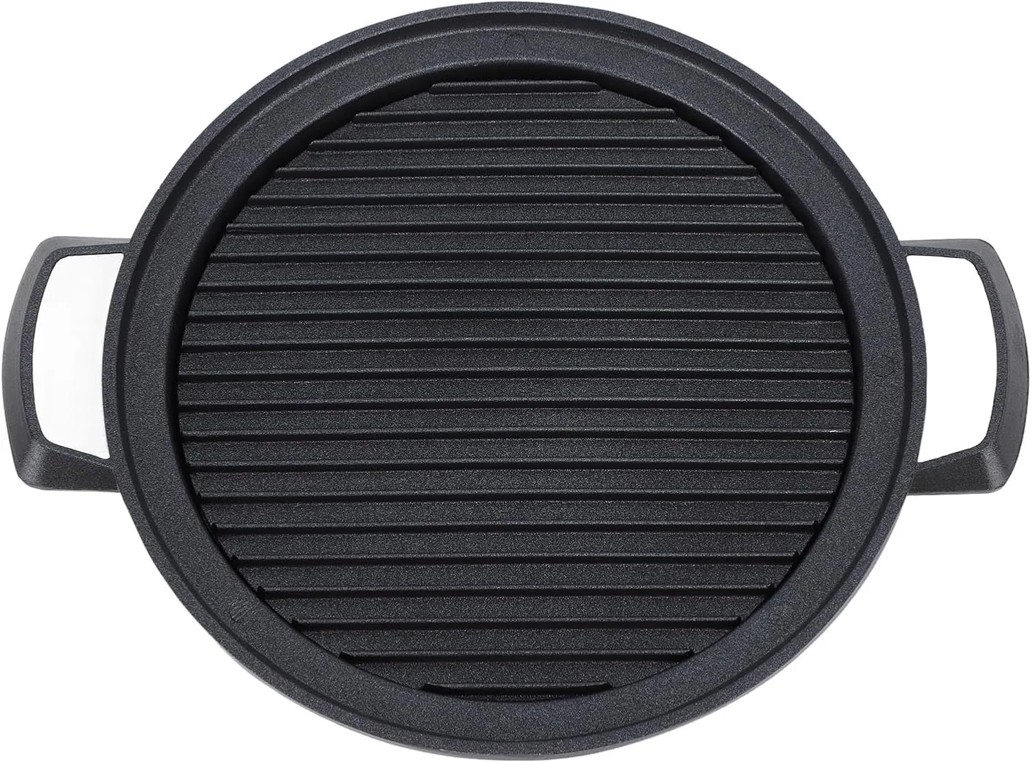 Hibachi Grill, Portable Small Charcoal Grills Korean BBQ Grill Charcoal Grills Aluminum Alloy Tabletop Skillet for Family Gatherings, Camping, and Picnics (Large Circle)