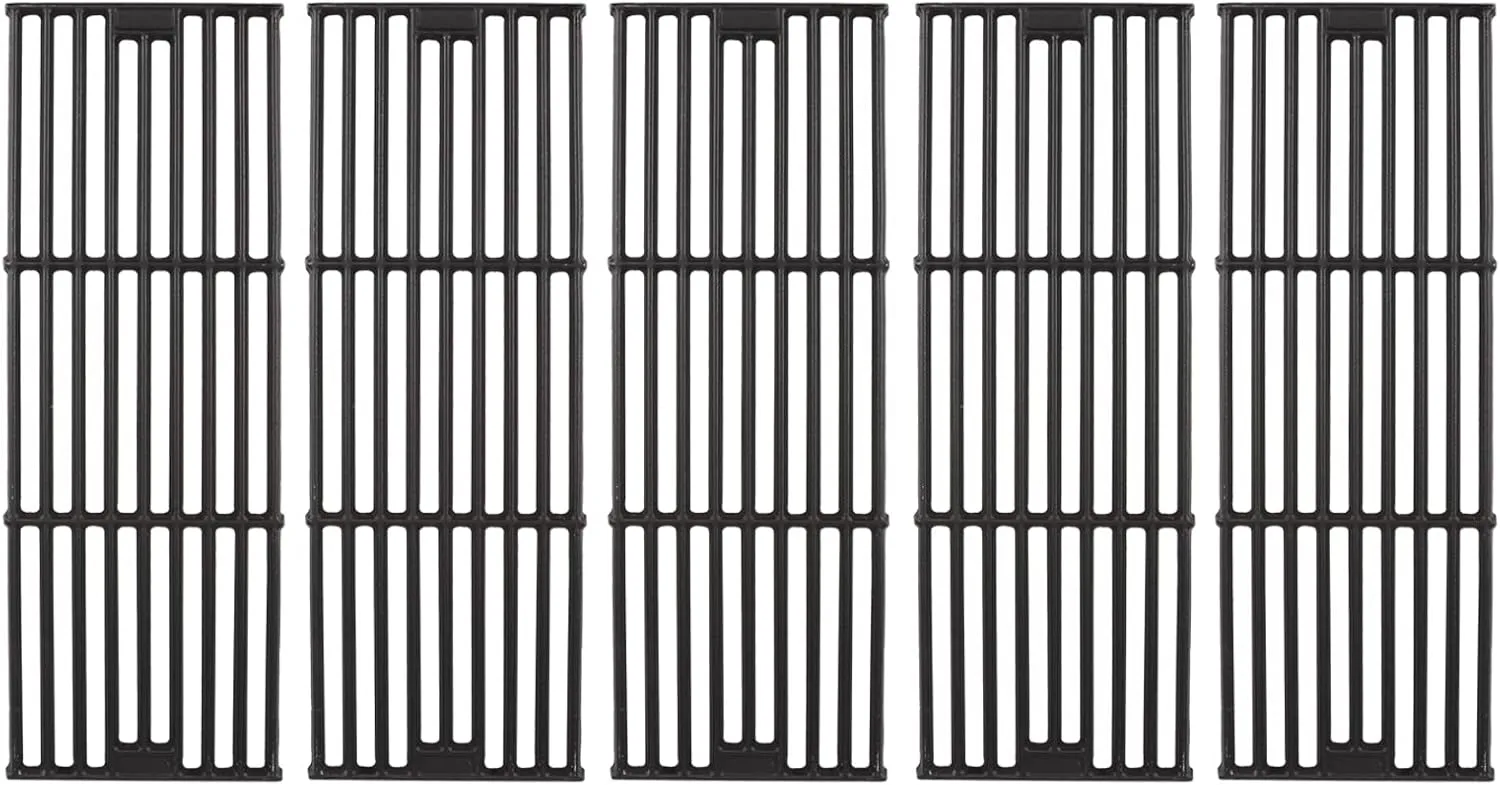 Hisencn Grill Cooking Grates for Char Griller 2137 3724 2121 2123 2222 2828 4208 5252 9020 Charcoal Grill, for King Griller 3008 5252, 19.75'' Cooking Grid Replacement Part for Chargriller, 5 Pack