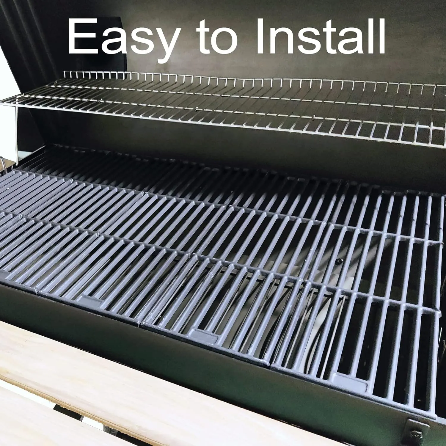 Hisencn Grill Cooking Grates for Char Griller 2137 3724 2121 2123 2222 2828 4208 5252 9020 Charcoal Grill, for King Griller 3008 5252, 19.75'' Cooking Grid Replacement Part for Chargriller, 5 Pack