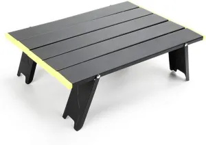 HJ Outdoor Aluminum Folding Table, Camping Portable Dining Table, Folding Picnic Barbecue Table, Camping Aluminum Table