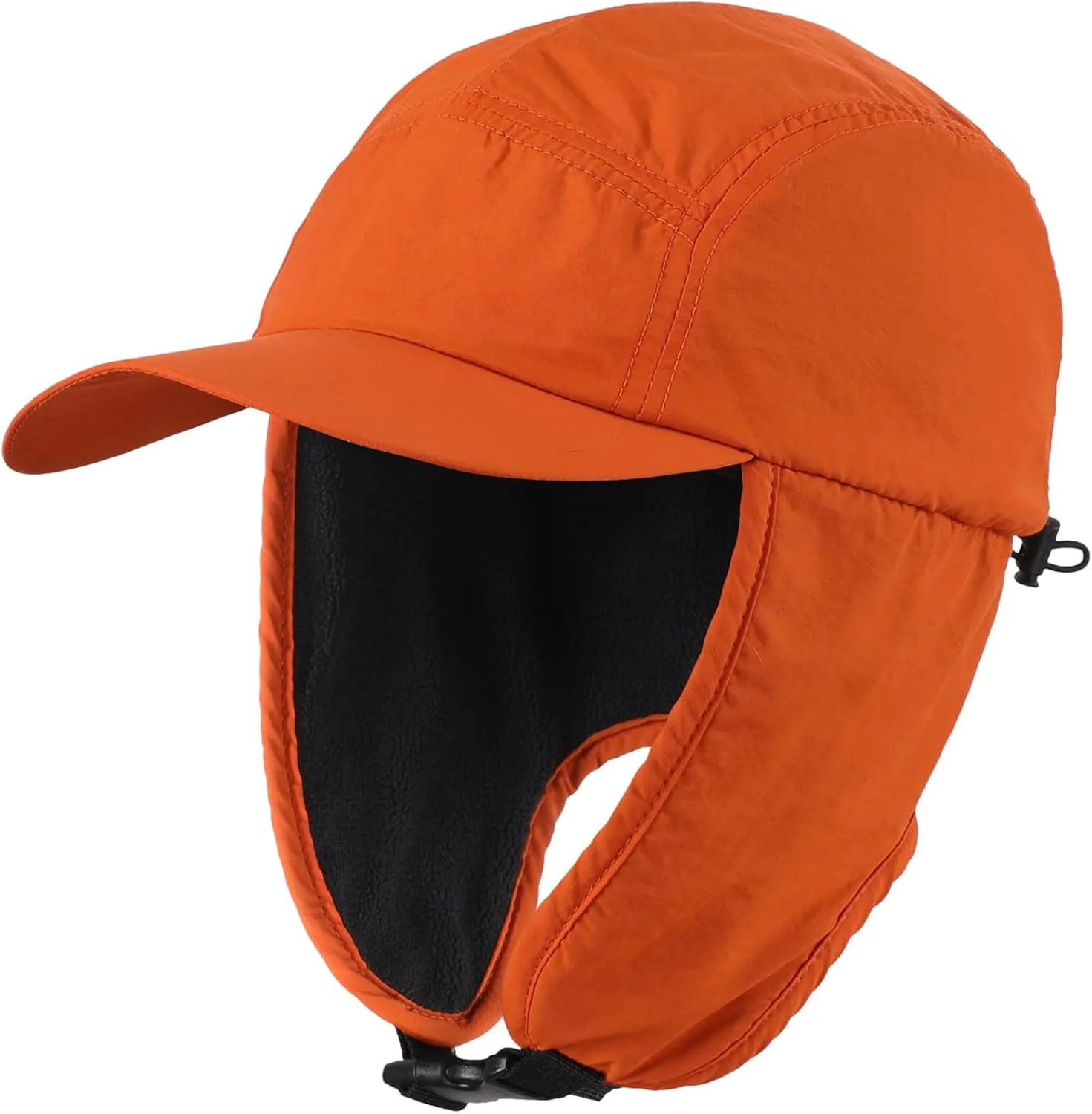 Home Prefer Mens Winter Hat Warm UPF50  Baseball Hat with Earflaps Fleece Lined Waterproof Trooper Trapper Hat