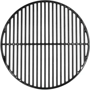 Hongso 18 3/16 Inch Porcelain Coated Cooking Grid Grates Polished Non-Stick Replacement for Large Big Green Egg, Vision Grill VGKSS-CC2, B-11N1A1-Y2A, Accessories, Other Kamado Grill, PCI991