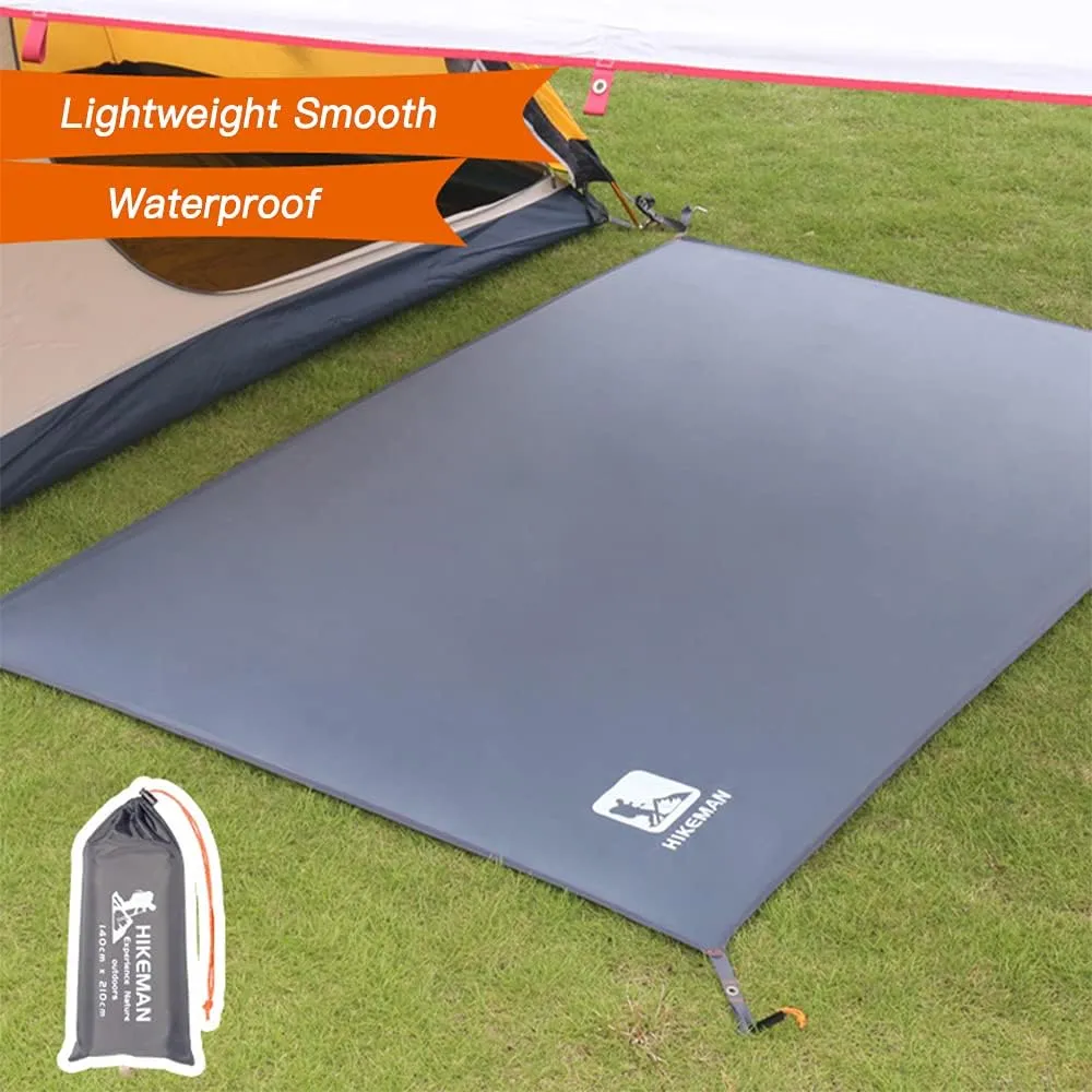 HXBER Waterproof Camping Tarp Thicken Picnic Mat Durable Beach Pad Multifunctional Tent Footprint Sun Canopy Ground Sheet for Hiking Traveling Backpacking