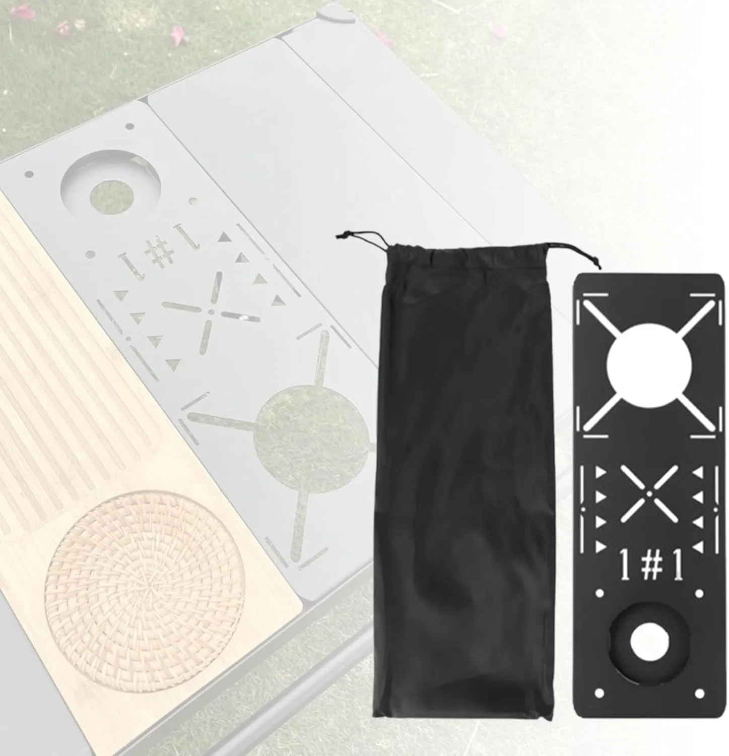 Igt Portable Camping Table Igt Table Top Igt Unit Plate for Backyard Use, Single Unit Board