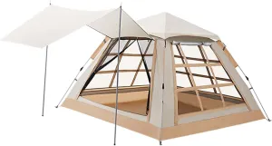 Instant Pop Up Tent 94x94x61 Inches, Camping Tent for 4-6 Person, Lightweight Portable Outdoor Tent Canopy, Waterproof Windproof Tent for Hiking, Camping, Trekking,Travel, Fishing