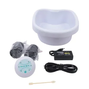 Ionic Foot Bath Detox Machine, Pedicure Foot Spa Bath Detox Foot Spa System for Home Use,Ionic Cleanse Detox Foot Bath Spa Machine with Foot Bath,2 Ionic Spa Arrays Foot Soaking Tub