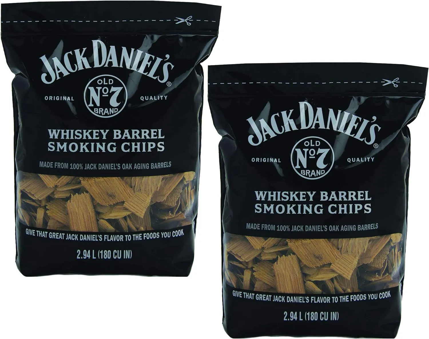 Jack Daniels 01749 Wood BBQ Smoking Chips (2 Pack)
