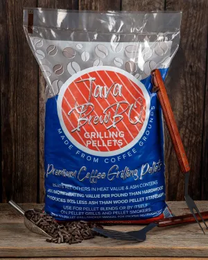 JavaBrew BQ Premium Coffee Grilling Pellets (20 lb Bag)