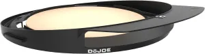 Kamado Joe DōJoe Pizza Oven Kamado Grill Accessory Insert for 24-inch Big Joe Grills for Brick-Oven Style Food with Ceramic Stone in Black, Model BJ-DJ