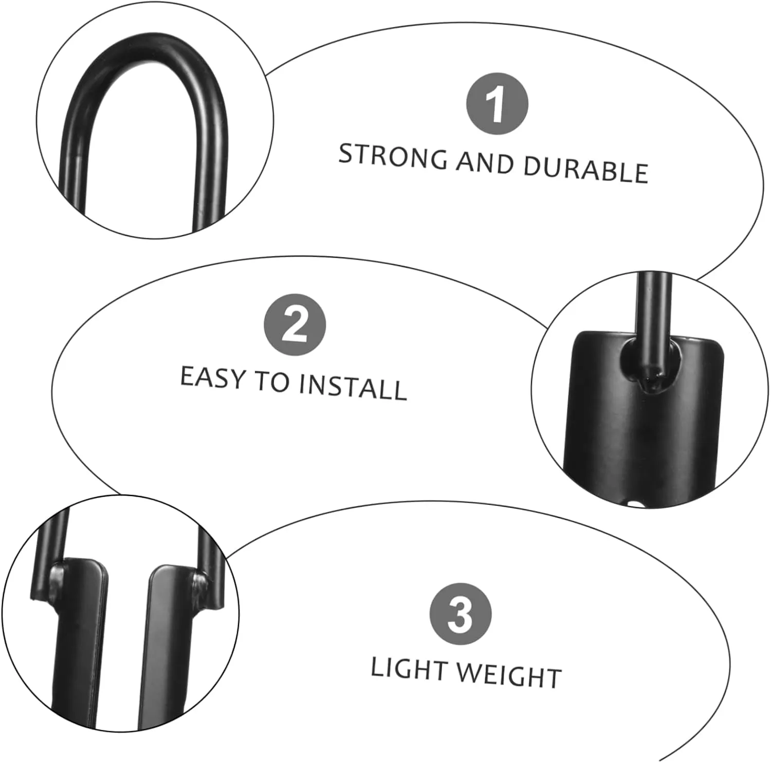 KESYOO Climbing Rope Hook Outdoor Hooks for Hanging Heavy Duty Hooks Camping Accessories Jute Rope Hook Sturdy