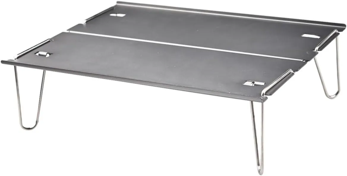 KESYOO Portable Folding Camping Table for Outdoor Activities Lightweight Easy Setup for Picnics and Travel Compact Design for Easy Storage and Carrying
