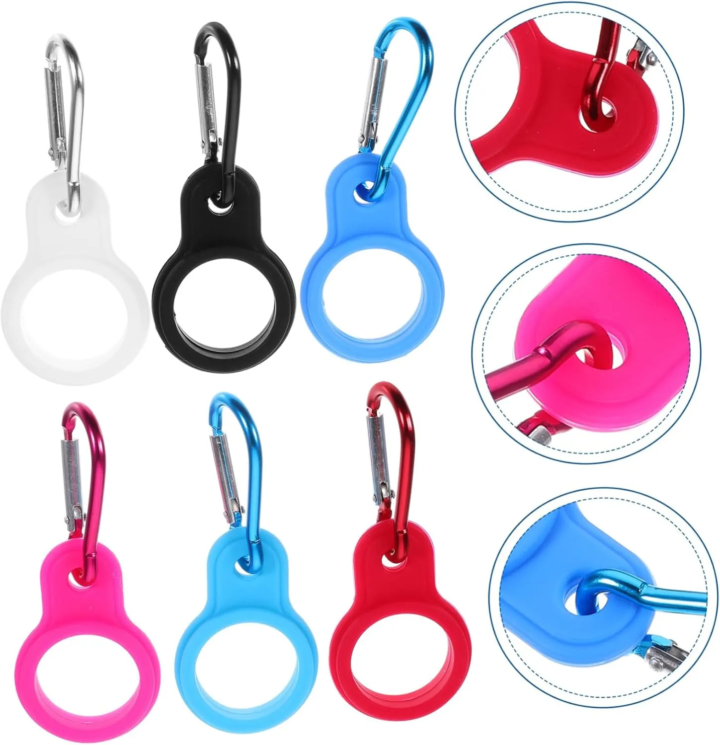 Kettle Buckle Soft Water Bottle Running Bottle Carrying Clips Carabiner Water Bottle Lanyard Leak Proof