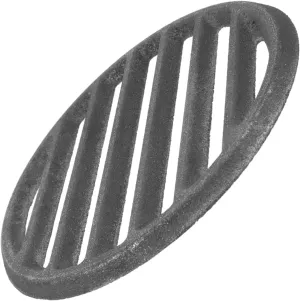 Kisangel Round Iron BBQ Grill Grate Durable Cooking Rack for Fire Pit Charcoal Barbecue Accessory for Camping and Outdoor Events Easy to Clean
