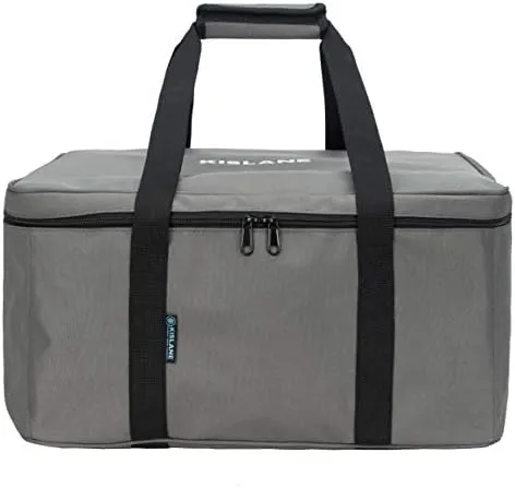 KISLANE Carrying Bag for Cuisinart CGG-180T Grill, Portable Grill Bag for Outdoor Gourmet Grill, Tabletop Grill Storage Bag for Cuisinart CGG-180T (Grey)