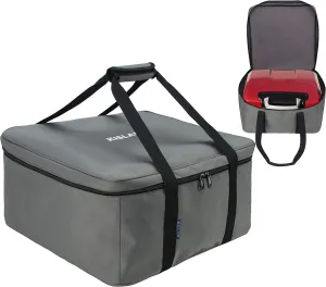KISLANE Carrying Bag for Cuisinart CGG-180T Grill, Portable Grill Bag for Outdoor Gourmet Grill, Tabletop Grill Storage Bag for Cuisinart CGG-180T (Grey)