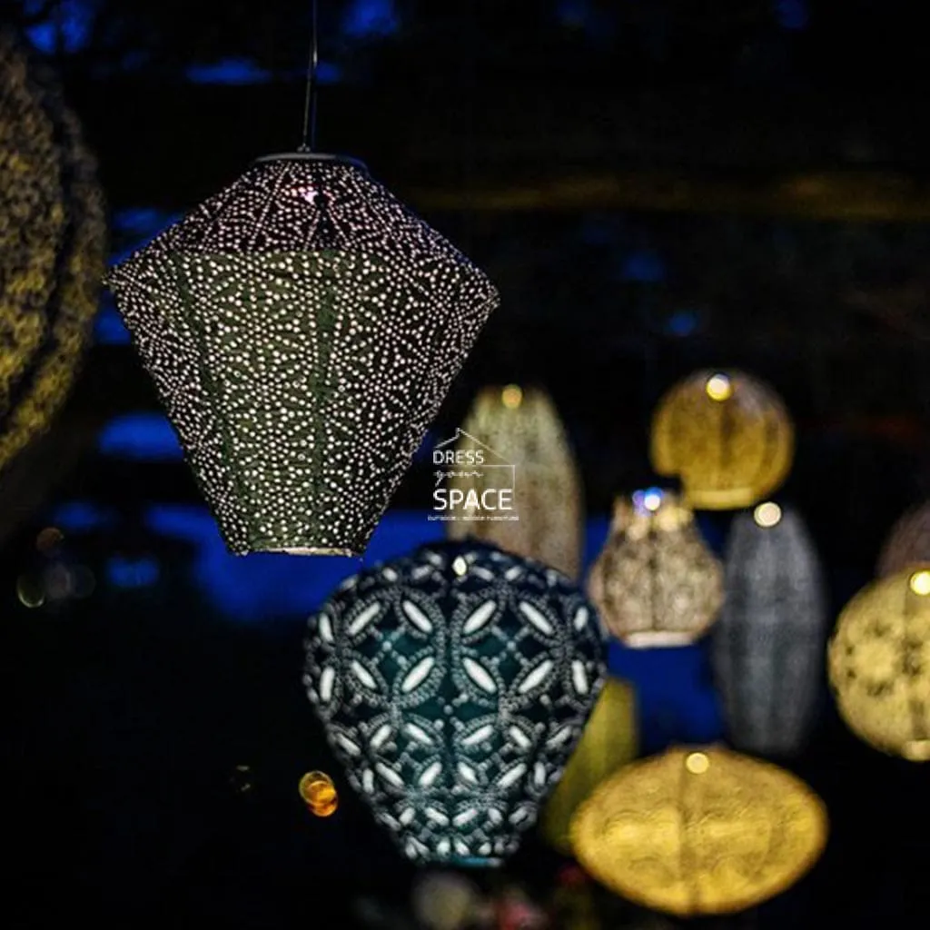 Lace Balloon XL - Sage Green - Solar Lantern