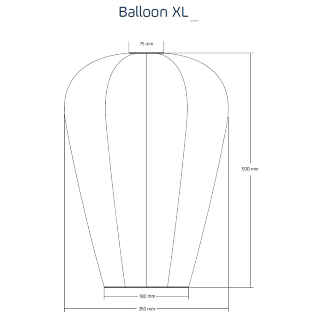 Lace Balloon XL - Sage Green - Solar Lantern