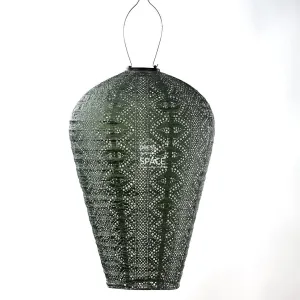 Lace Balloon XL - Sage Green - Solar Lantern