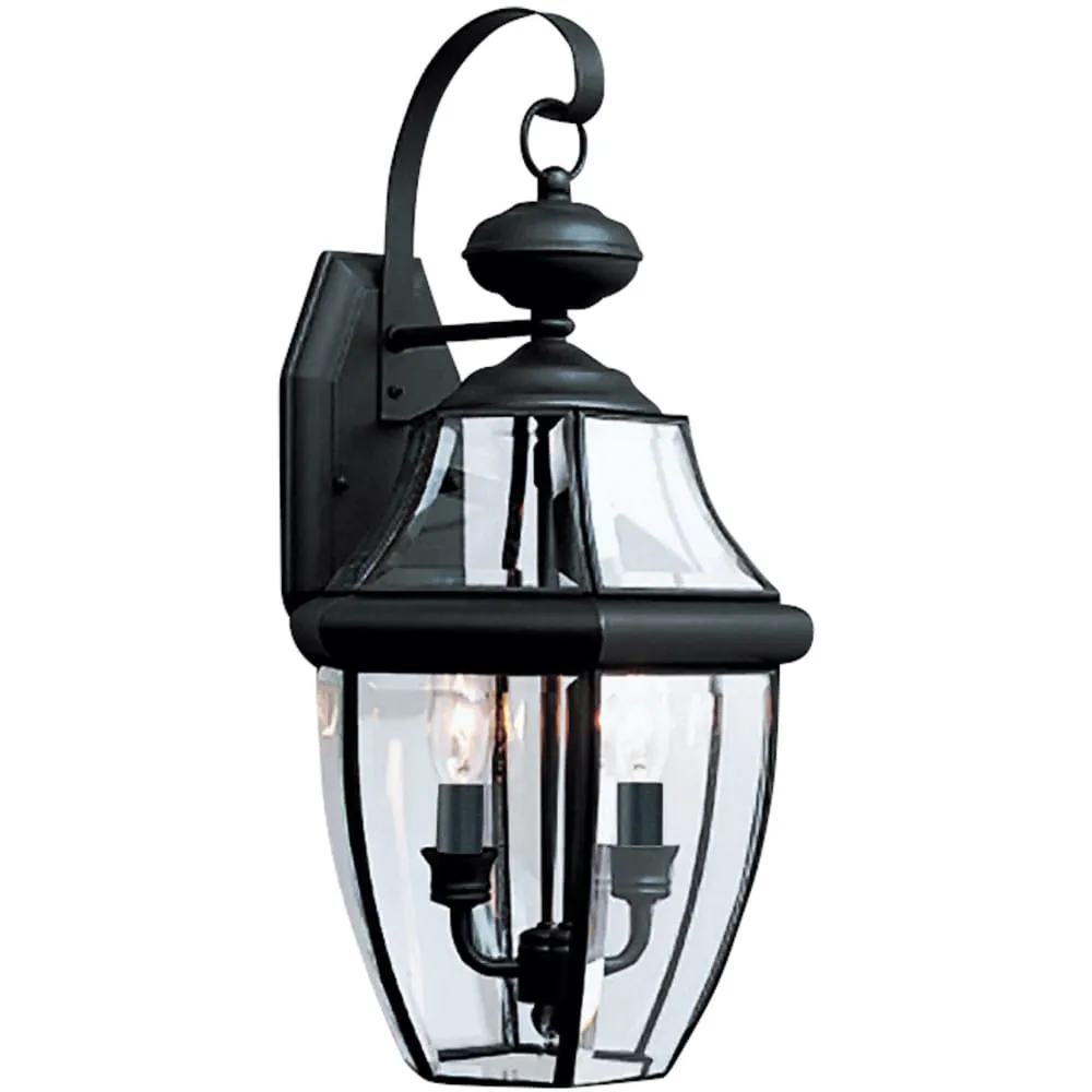 Lancaster Black LED Outdoor Wall Lantern