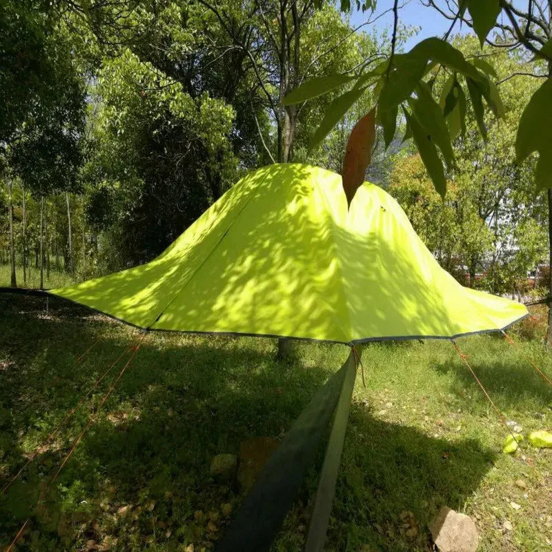 Large Outdoor 3-4 People Tent with Mosquito Net Hammock