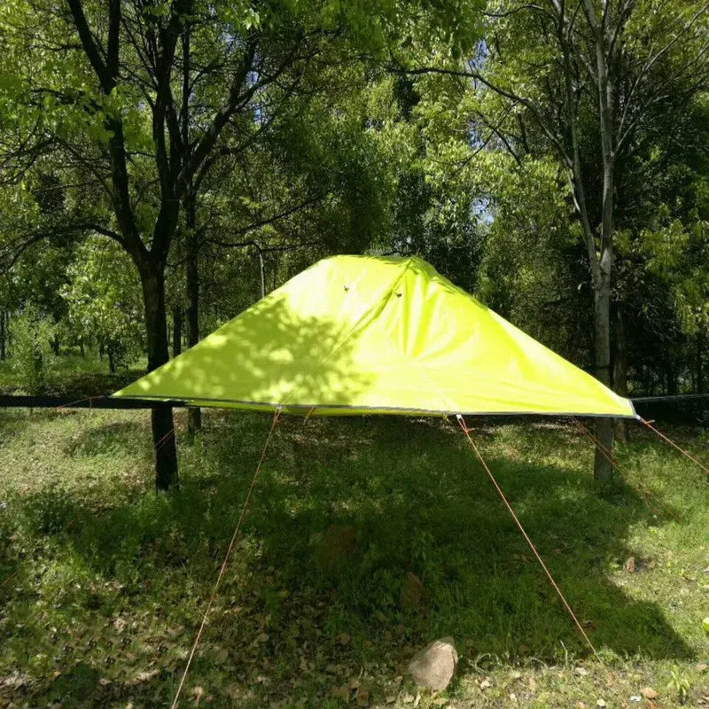 Large Outdoor 3-4 People Tent with Mosquito Net Hammock