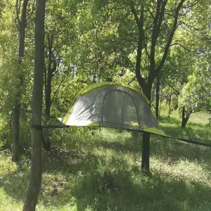 Large Outdoor 3-4 People Tent with Mosquito Net Hammock