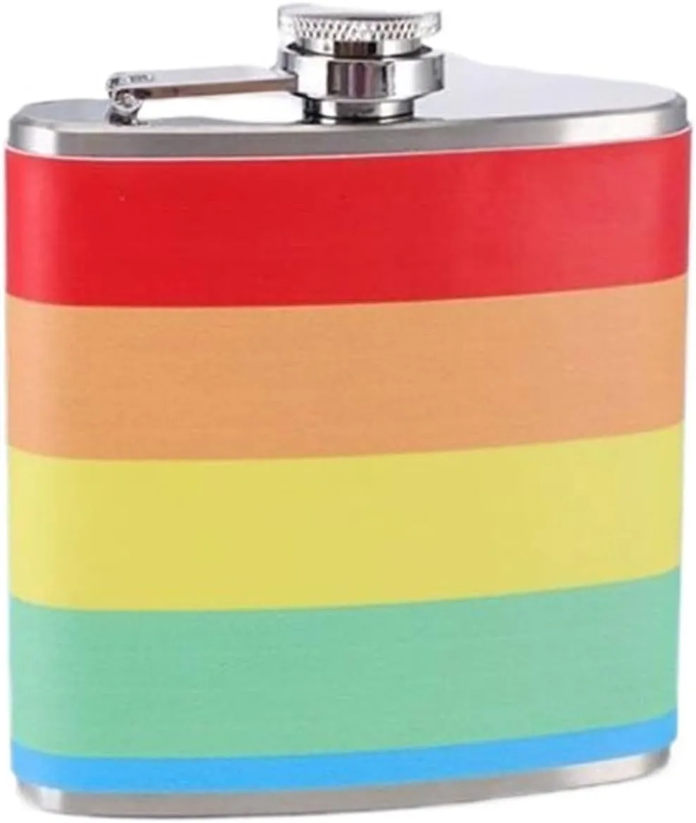 Leather Travel Small Flasks Stainless Steel Flasks with Funnel Wedding Party Birthdays Portable Flasks for Liquor for Men Women 8Oz(Red)